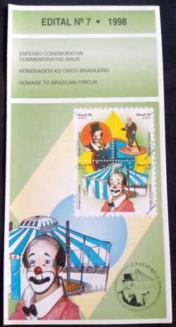 Edital 1998 07 Circo Brasileiro Sem Selo