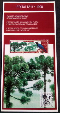 Edital 1998 11 Preservacao Fauna Flora Ave Araucaria Sem Selo