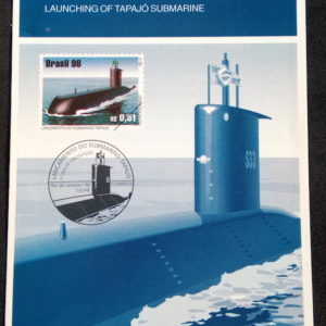 Edital 1998 12 Submarino Tapajo Navio Sem Selo