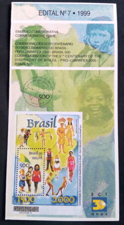 Edital 1999 07 Descobrimento Lubrapex Índio Sem Selo