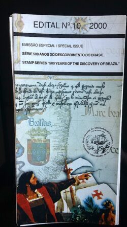 Edital 2000 10 Descobrimento do Brasil Sem Selo