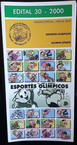 Edital 2000 30 Esportes Olimpicos Turma da Mônica Sem Selo