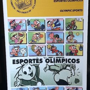 Edital 2000 30 Esportes Olimpicos Turma da Mônica Sem Selo