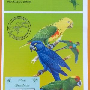 Edital 2001 15 Aves Brasileiras Papagaio Sem Selo