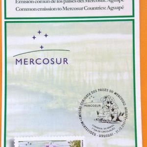 Edital 2001 45 Mercosul Mercosur Flor Sem Selo