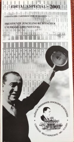 Edital 2001 Especial Carimbo Comemorativo Juscelino Kubitschek