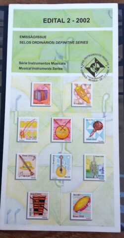 Edital 2002 02 Instrumentos Musicais Gaita Chocalho Bandolim Sem Selo