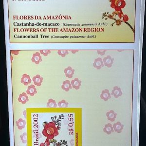Edital 2002 12 Flores da Amazônia Castanha de Macaco Sem Selo