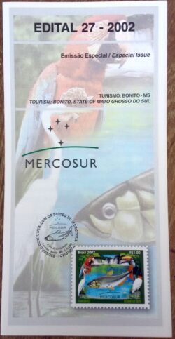 Edital 2002 27 Mercosur Turismo Bonito Peixe Sem Selo