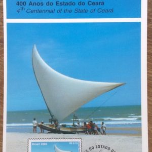 Edital 2003 09 Ceará Jangada Praia Sem Selo