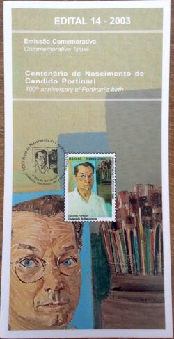 Edital 2003 14 Candido Portinari Pintor Sem Selo