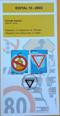 Edital 2003 16 Respeito e Cidania no Transito Carro Sem Selo