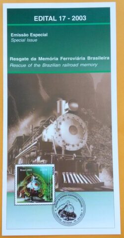 Edital 2003 17 Memoria Ferroviaria Trem Sem Selo
