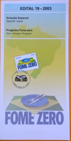 Edital 2003 19 Fome Zero Bandeira Sem Selo