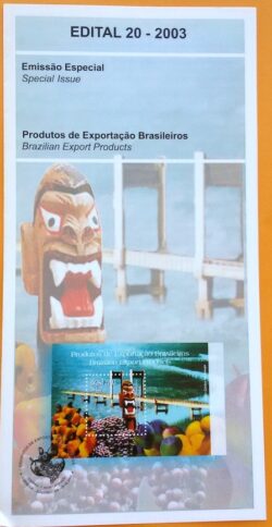Edital 2003 20 Produtos de Exportação Brasileiros Artesanato Sem Selo
