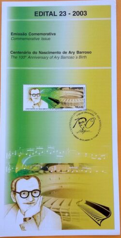 Edital 2003 23 Ary Barroso Música Futebol Sem Selo
