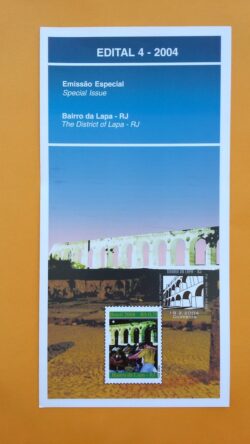 Edital 2004 04 Bairro da Lapa Rio de Janeiro Sem Selo