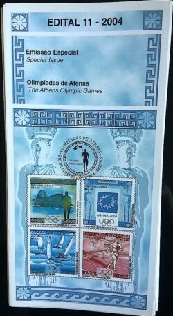 Edital 2004 11 Olimpiadas de Atenas Esporte Sem Selo