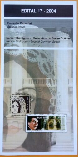 Edital 2004 17 Nelson Rodrigues Literatura Escritor Sem Selo