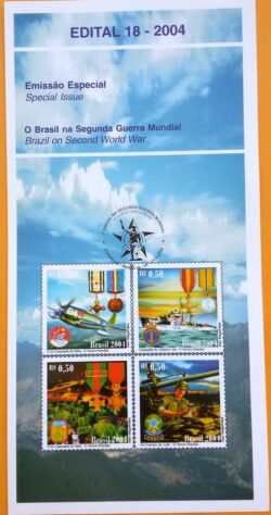 Edital 2004 18 Segunda Guerra Mundial Militar Sem Selo