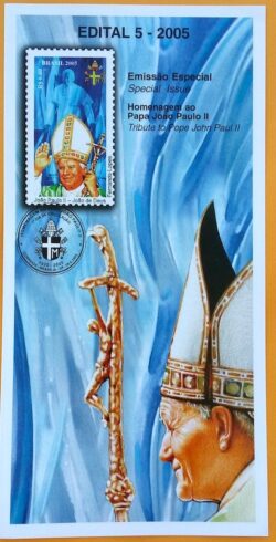 Edital 2005 05 Papa Joao Paulo II Religião Sem Selo