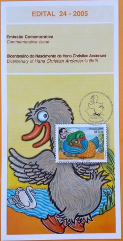 Edital 2005 24 Hans Christian Andersen Literatura Escritor Arte Sem Selo