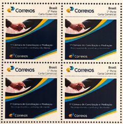 PB 141 Selo Personalizado 1ª Câmara de Mediação e Conciliação 2019 Quadra