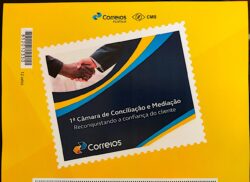 PB 141 Selo Personalizado 1ª Câmara de Mediação e Conciliação 2019 Vinheta