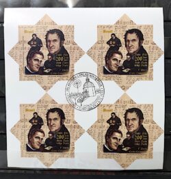 C 3800 Selo Natal 2018 Noite Feliz Padre Mohr Musica Religiao Quadra CBC