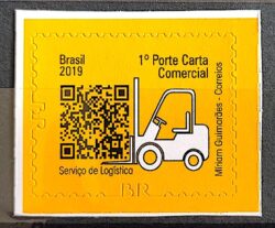 Selo Regular RHM 866 Servico Postal Logistica Empilhadeira 2019