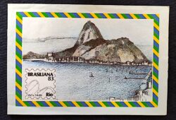 Aerograma Internacional Brasiliana 1983 ÚLTIMO