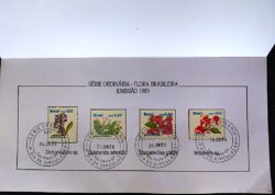 Cartela Série Flora Brasileira 1989