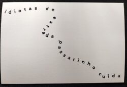 Cartão Postal 009 Poesia Concreta Eu Leitor