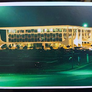Cartão Postal 017 Brasília Palácio do Planalto à Noite