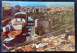 Cartão Postal 031 Espanha Pamplona Vista Aérea Navarra