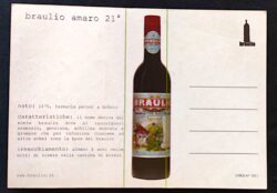 Cartão Postal 038 Itália Braulio Amaro Bebida