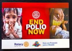 Cartão Postal 053 Portugal Combate à Pólio Rotary
