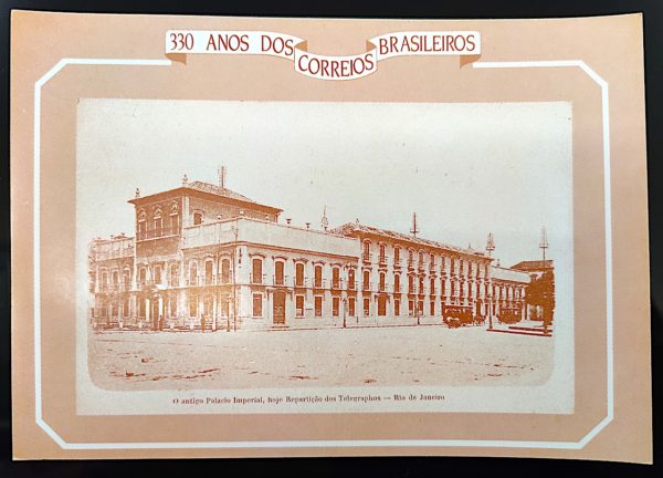 Cartão Postal Oficial dos Correios 1993 330 Anos Palácio Imperial 1