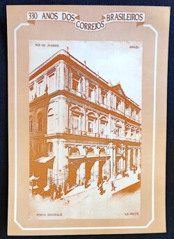 Cartão Postal Oficial dos Correios 1993 330 Anos dos Correios Agência Central RJ