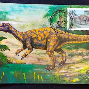 Cartão Postal Oficial dos Correios 1995 Dinossauro Angaturama Máximo Postal