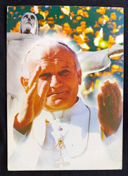 Cartao Postal Oficial dos Correios 1997 Pre-Pago Papa Joao Paulo II