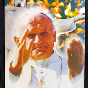 Cartao Postal Oficial dos Correios 1997 Pre-Pago Papa Joao Paulo II