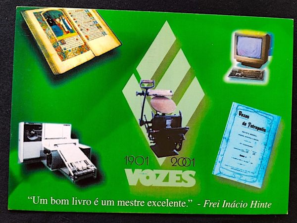 Cartão Postal Oficial dos Correios 2000 Editora Vozes 1