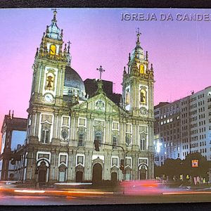 Cartão Postal Oficial dos Correios 2000 Pré-Pago Igreja da Candelária Religião