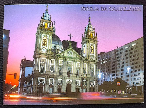 Cartão Postal Oficial dos Correios 2000 Pré-Pago Igreja da Candelária Religião 1