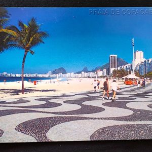 Cartão Postal Oficial dos Correios 2000 Rio de Janeiro Copacabana