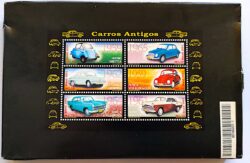 Cartão Postal Oficial dos Correios 2001 Carros Antigos Kit com 10 unidades
