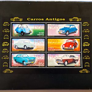 Cartão Postal Oficial dos Correios 2001 Carros Antigos Kit com 10 unidades