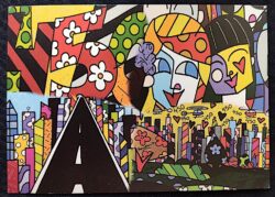 Cartão Postal Oficial dos Correios 2004 450 Anos de São Paulo Romero Britto Arte