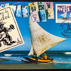 Cartão Postal Oficial dos Correios 2005 Ano do Brasil na França Literatura de Cordel Máximo Postal